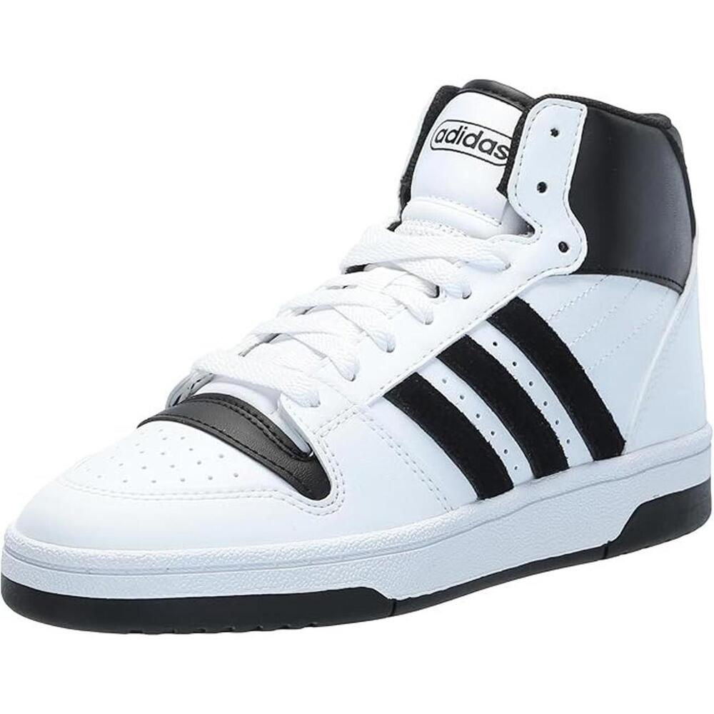 Adidas Big Kid's Size 6 Break Start Mid, White/Black, IE3840